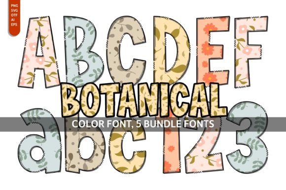 Botanical: A Playful Typeface for Creative Projects
