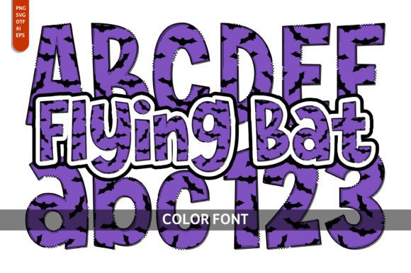 Bring Whimsy to Your Work: The Flying Bat Font