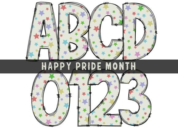 Celebrate Creativity with a Playful Bubble Rainbow Typeface