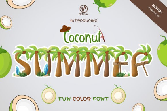 Coconut Summer: A Tropical Typeface That Feels Like Vacation