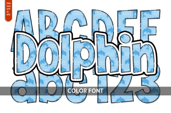 Dolphin: A Playful Summer Font for Vibrant Designs
