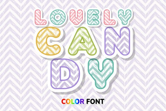 Lovely Candy: The Zigzag Wrapper Font That Pops