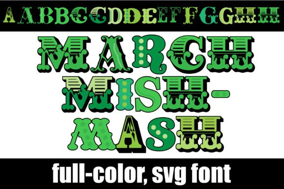 March Mishmash: A Festive Font for Modern Designers