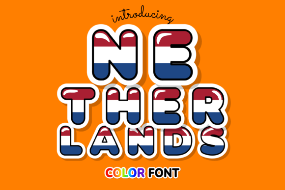 Netherlands: A Color Font Inspired by Dutch Design