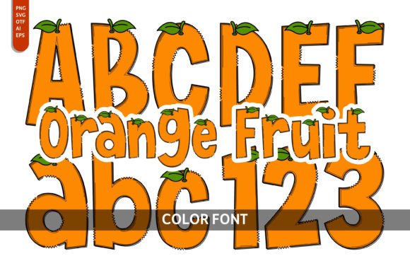 Orange Fruit: A Juicy Typeface for Vibrant Projects