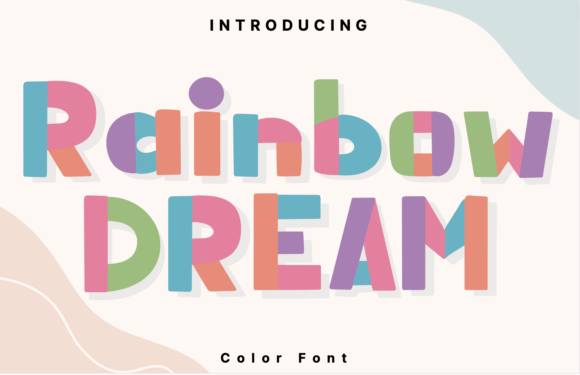 Rainbow Dream: The Handwritten Font That Feels Like Sunshine