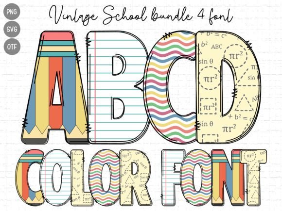 Rediscover Classroom Charm with the Vintage School Typeface