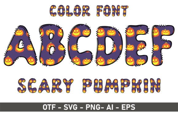 Scary Pumpkin: A Playful Typeface for Creative Projects