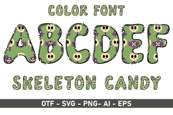 Skeleton Candy: A Playful Font for Creative Projects