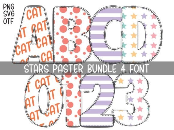 Stars Paster: A Playful Font for Creative Projects