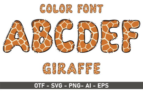 The Giraffe Font: A Playful Typeface for Creative Brands