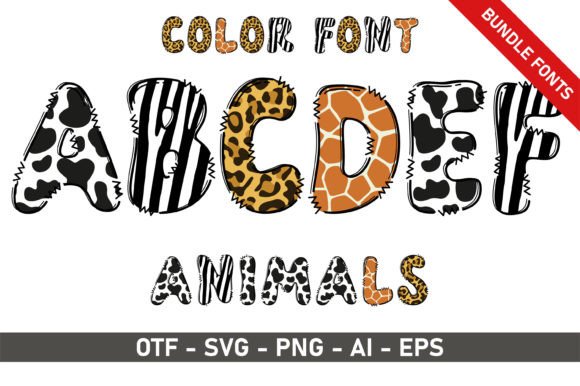 Unleash Your Creativity: The Animals Bundle Font Collection