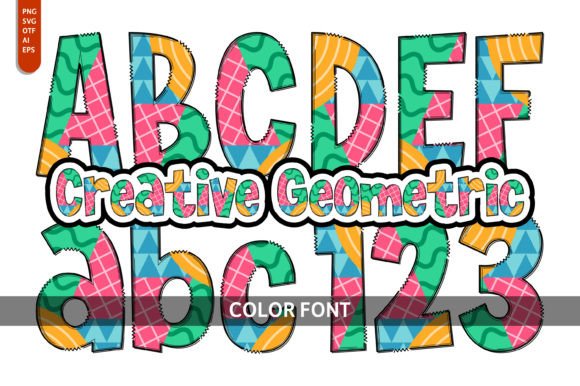 Unlock Playful Design with the Creative Geometric Font