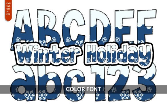 Winter Holiday: A Colorful Font to Bring Festive Joy to Your Designs